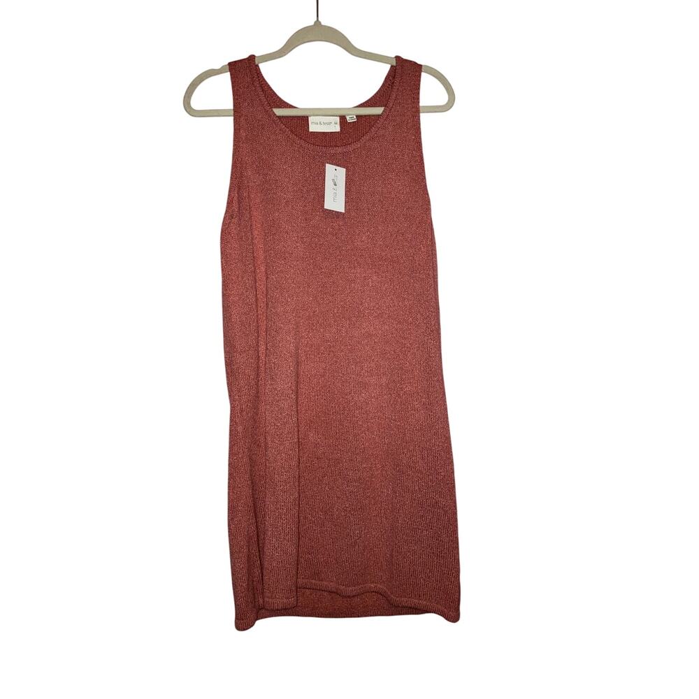 🚨 FINAL CHANCE SALE 🚨 NWT Mia & Tess Pink Knit Summer Dress Size Medium